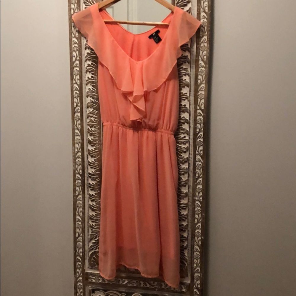 Peach dress